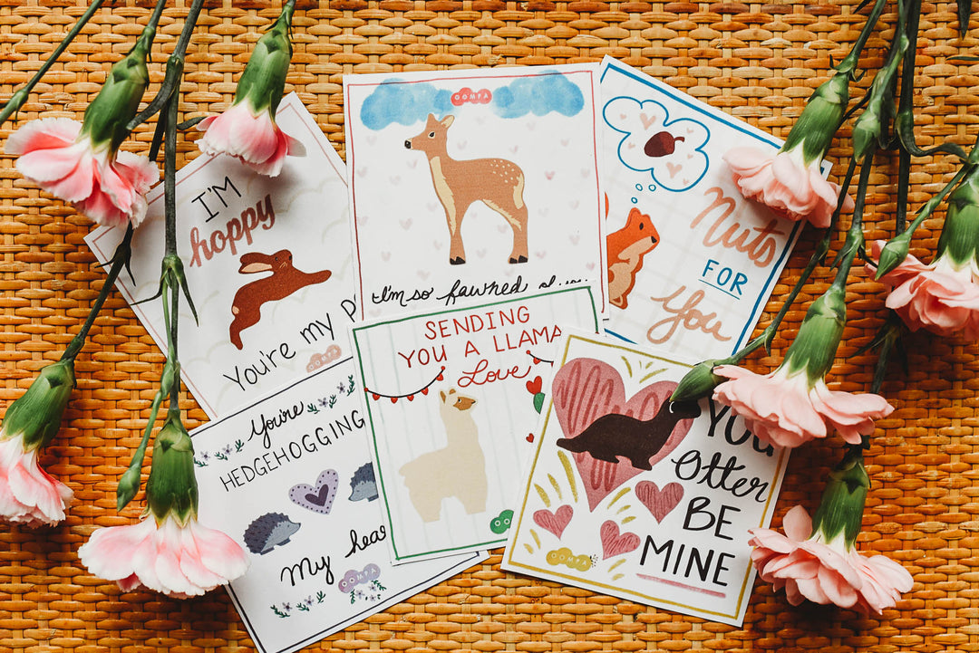 Have A Hoppy V-Day With These Printable Valentine's Cards